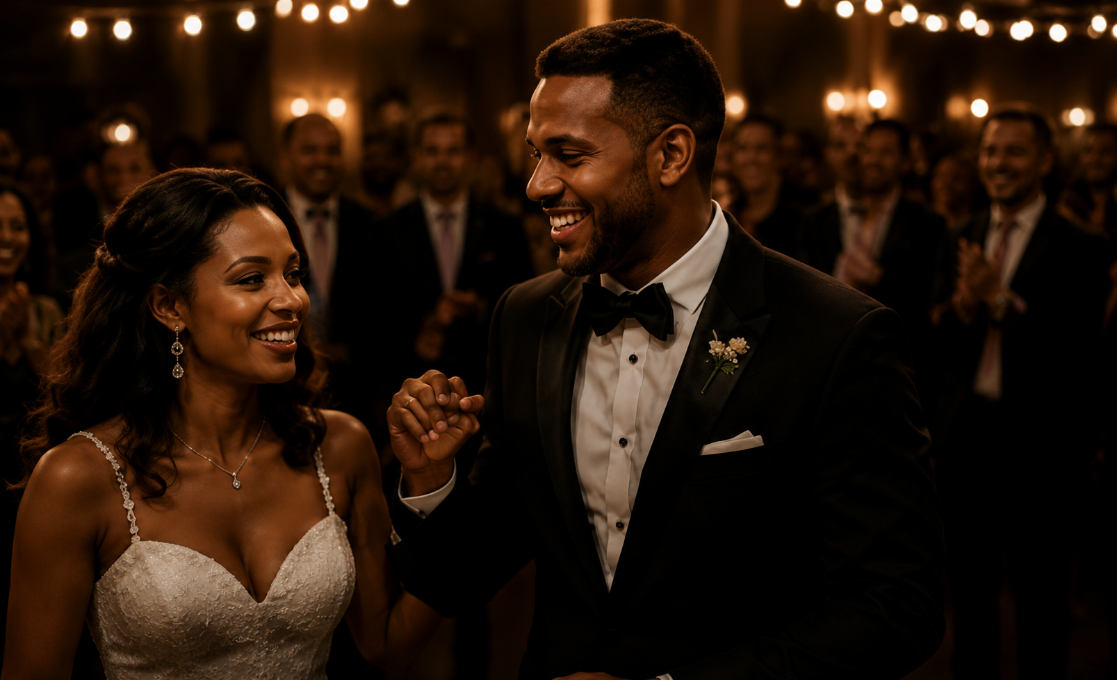 Candlelit intimate celebration